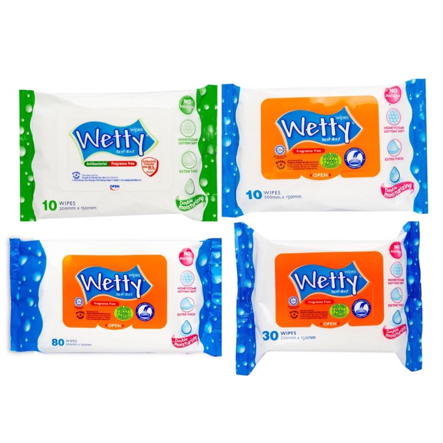 Wetty wet hot sale tissue