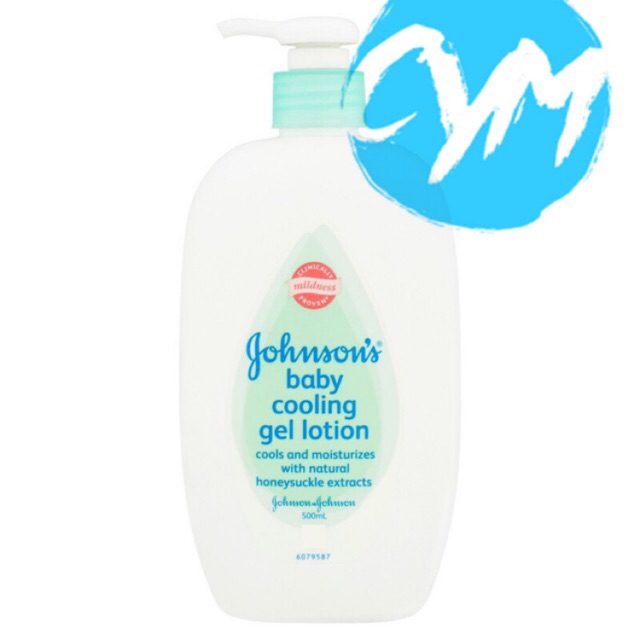 Johnson baby hot sale cooling gel lotion