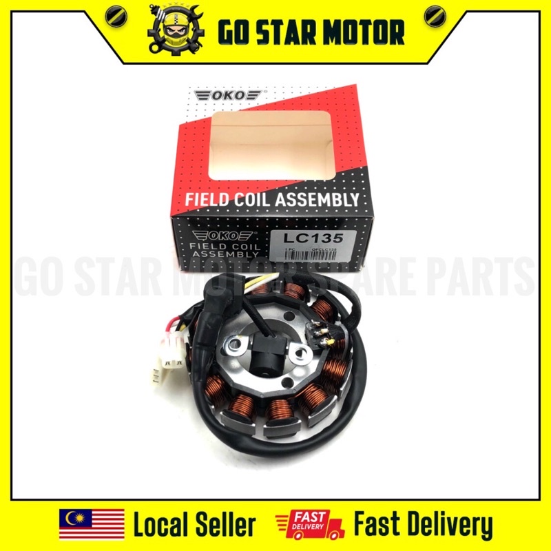 YAMAHA LC 135 LC135 FUEL COIL FIELD COIL ASSEMBLY COIL OKO