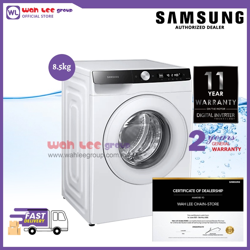 Samsung 8.5kg Front Load Washer With AI Control WW85T504DTT/FQ Washing Machine Shopee Malaysia