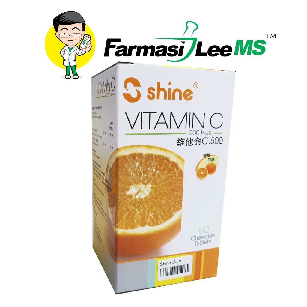 SHINE Vitamin C 500mg 60s (Exp 01/2026) | Shopee Malaysia