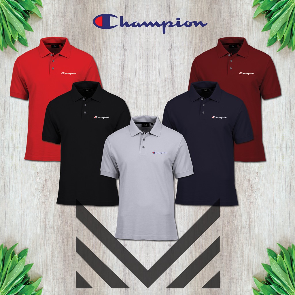 Champion collar 2024 t shirt