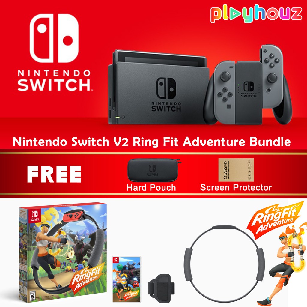 Switch Console Nintendo Switch Ring Fit Bundle Nintendo Switch