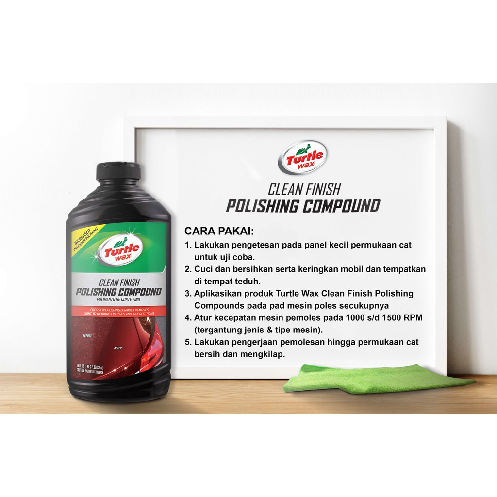 Turtle Wax T417 Clean Finish Polishing Compound 18 oz. Shopee Malaysia