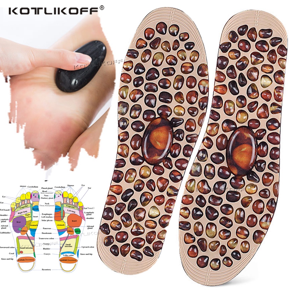 Massage Health Insoles Rubber Imitation Cobblestone Relax Feet Improve ...