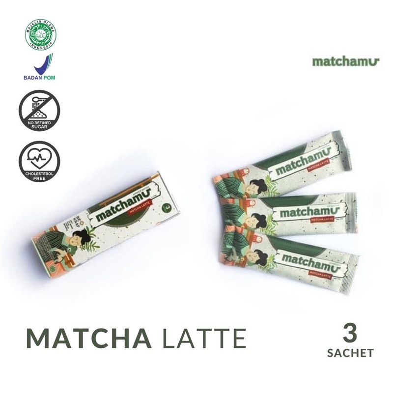 Matcha Latte Box of 3 - Matchamu | Shopee Malaysia