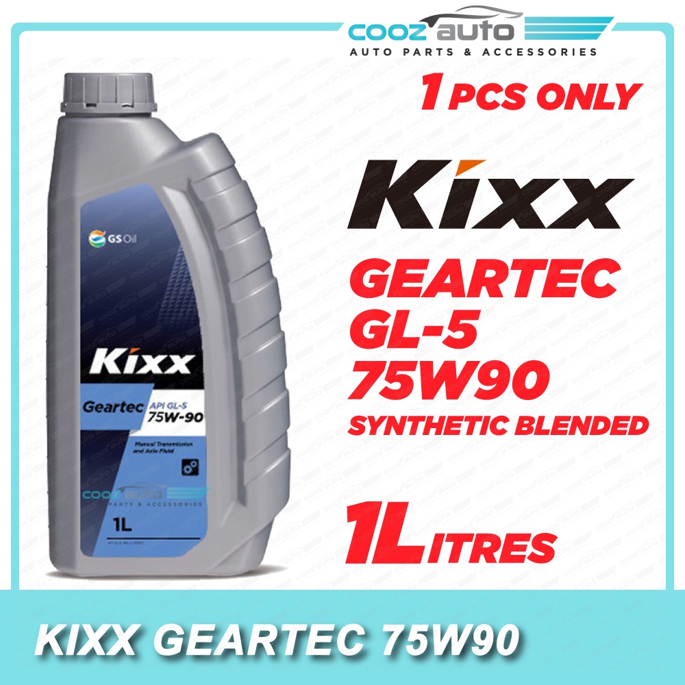 [ CLEARANCE ] KIXX GEARTEC GL5 GL5 75W90 Manual Transmission and Axle