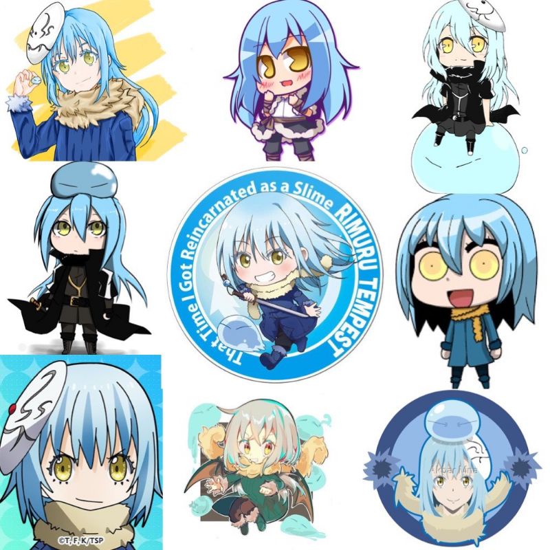 10-60 Stickers Rimuru Tempest-Tensei Shitara Slime Datta Ken decal ...