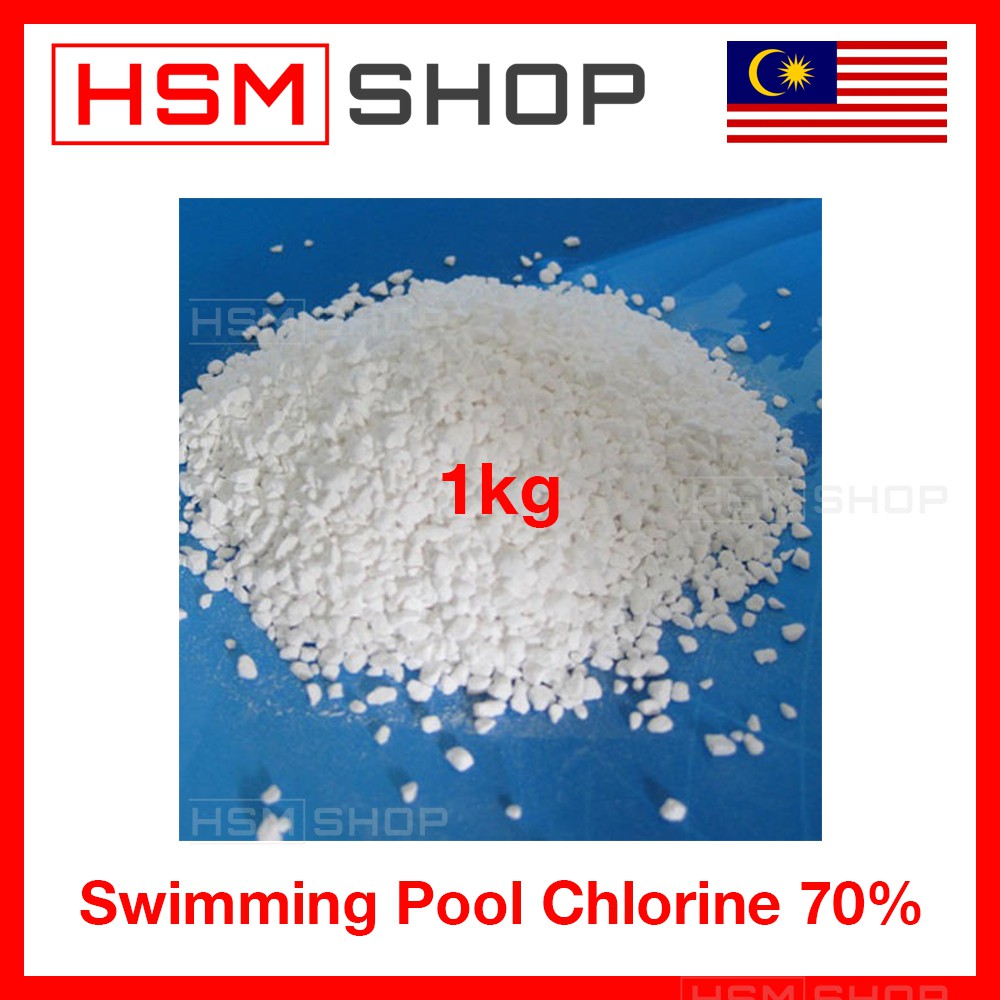 Chlorine 70G 1kg / Klorin / Calcium Hypochlorite 70% / Granular ...