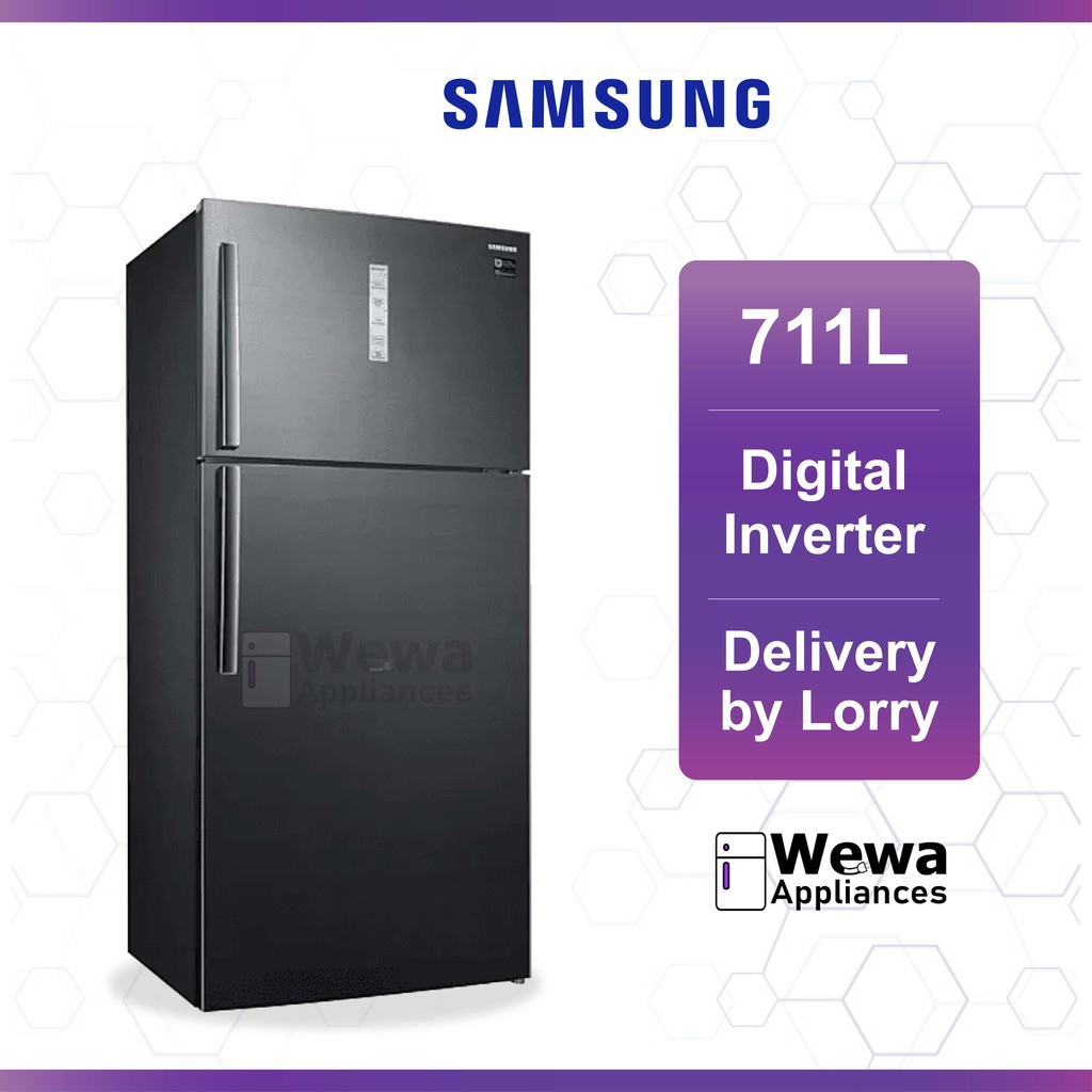 [SEDA 3.0]Samsung Inverter 2 door Refrigerator/Peti Sejuk 711L Top Mount Freezer with Twin