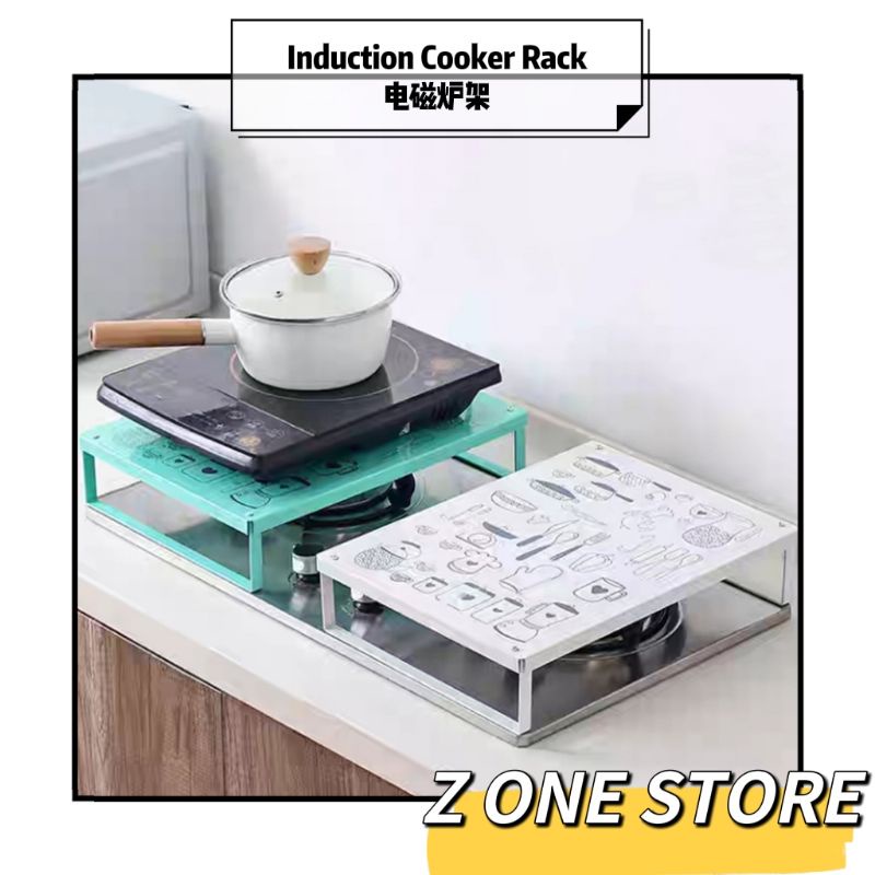 🦁Ready Stock🦁 New Style Induction Cooker Rack Kitchen Storage Rack Gas ...