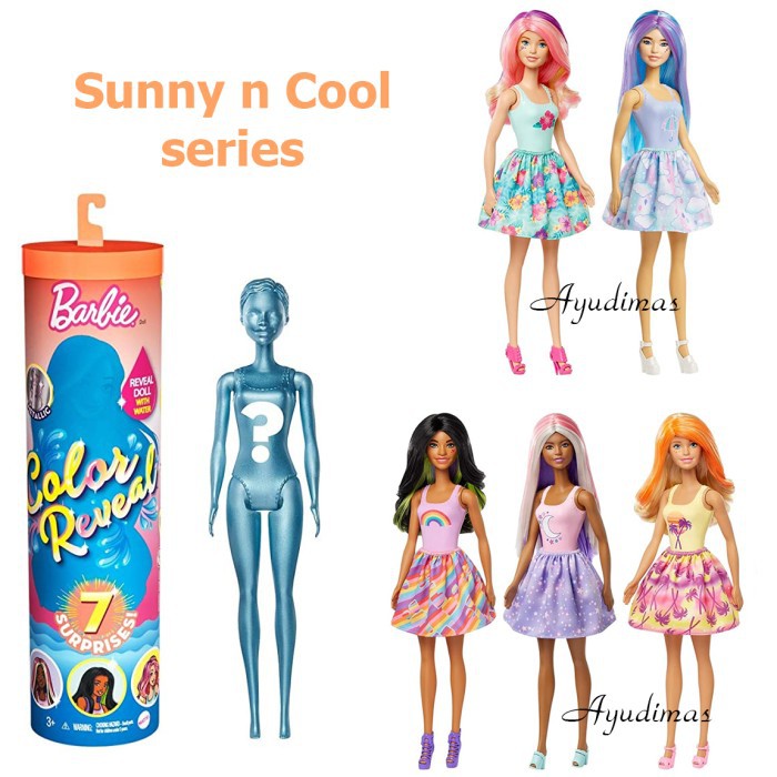 Barbie color reveal sunny and cool sale