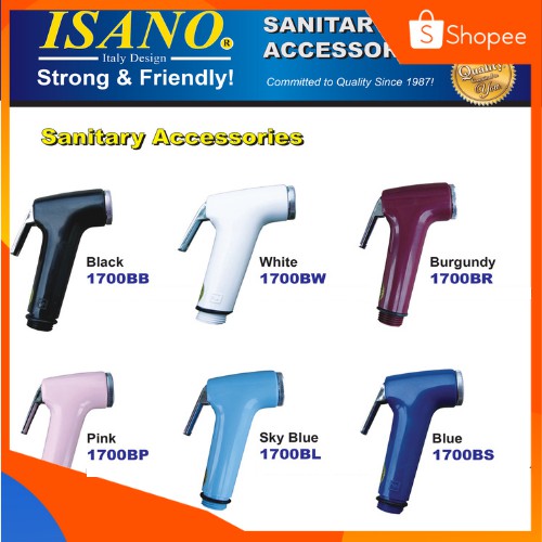KK Hardware ISANO Premium ABS Spray Hand Bidet Set 7000 Shopee
