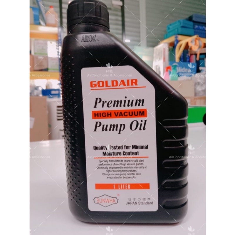 (READY STOCK) GOLDAIR PREMIUM HIGH VACUUM PUMP OIL 1L Shopee Malaysia