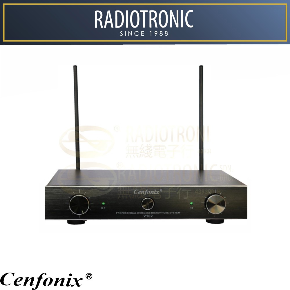 Cenfonix Microphone System V102 PHWLCX V102AHC Shopee Malaysia