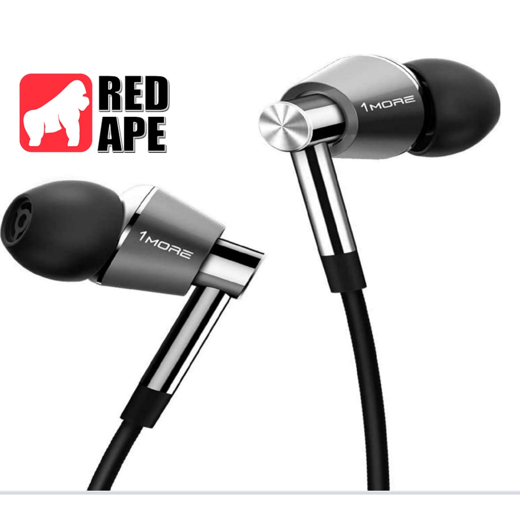 1MORE Triple Driver InEar Earphones HiRes with High Resolution, Bass Driven Sound, MEMS Mic