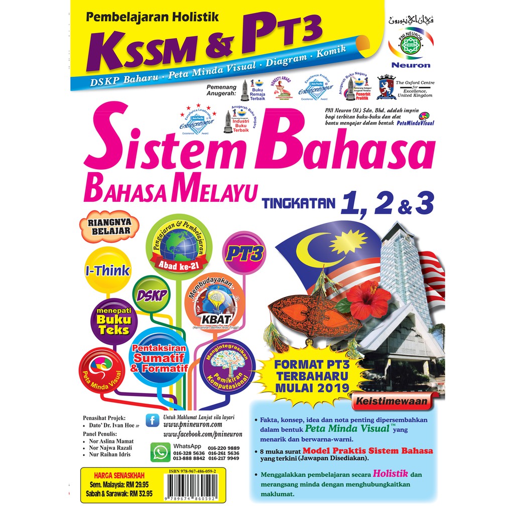 Kssm And Pt3 Pembelajaran Holistik Sistem Bahasa Melayu Tingkatan 1 2and3