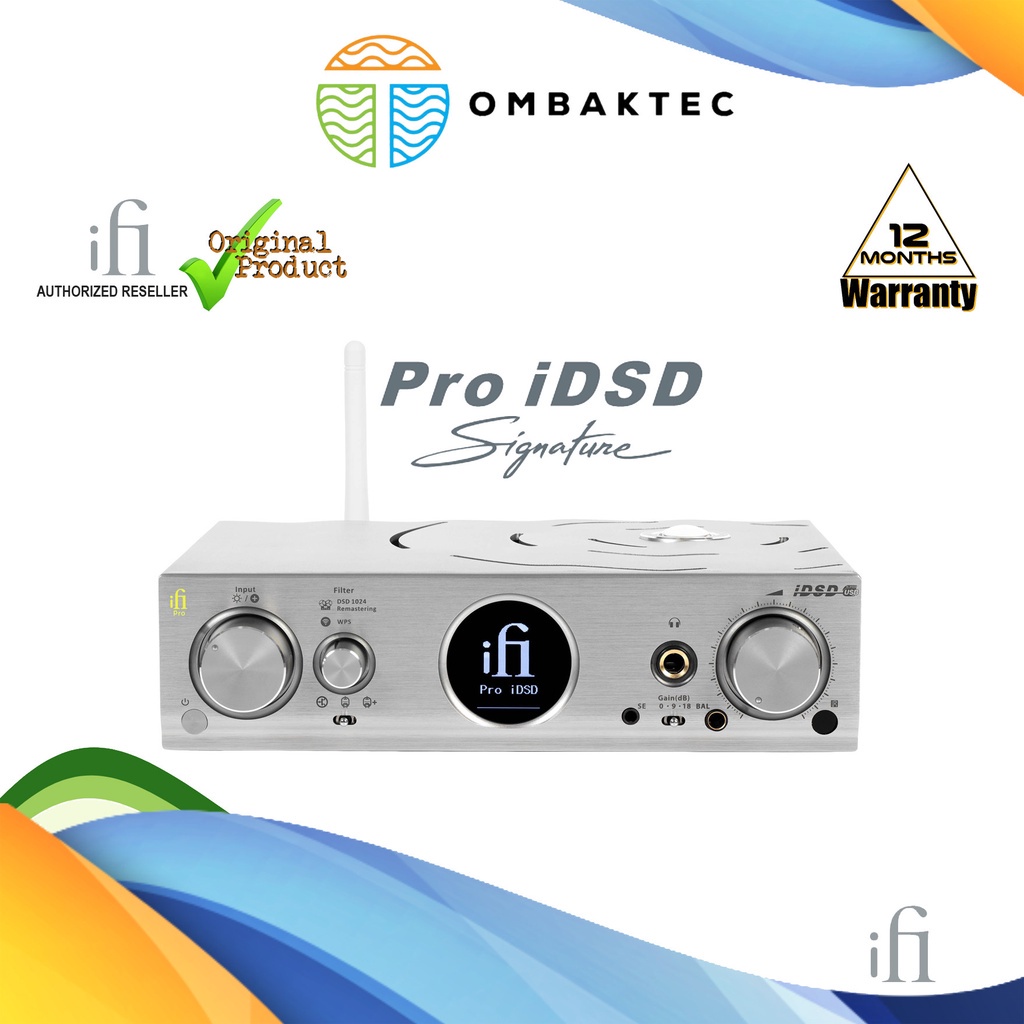 iFi audio Pro iDSD Signature Solid-state Tube Desktop DAC Network ...