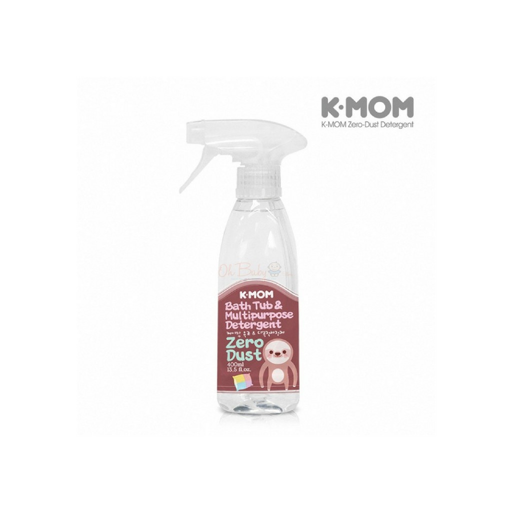 K Mom Zero-Dust Bath Tub & Multipurpose Detergent (400ml) | Shopee Malaysia