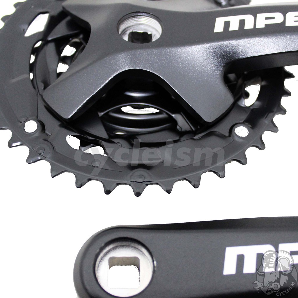 Prowheel MPE MTB Triple Crankset 40 30 22T x L.170mm Mountain Bike Crank Set W O Bottom Bracket