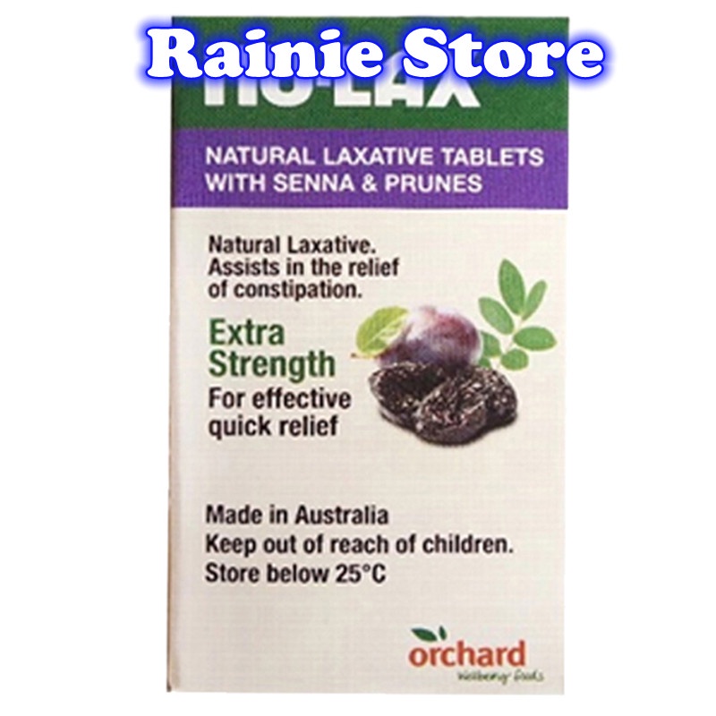 (Ready Stock) Nulax Natural Laxative Tablets with Senna and Prunes 40