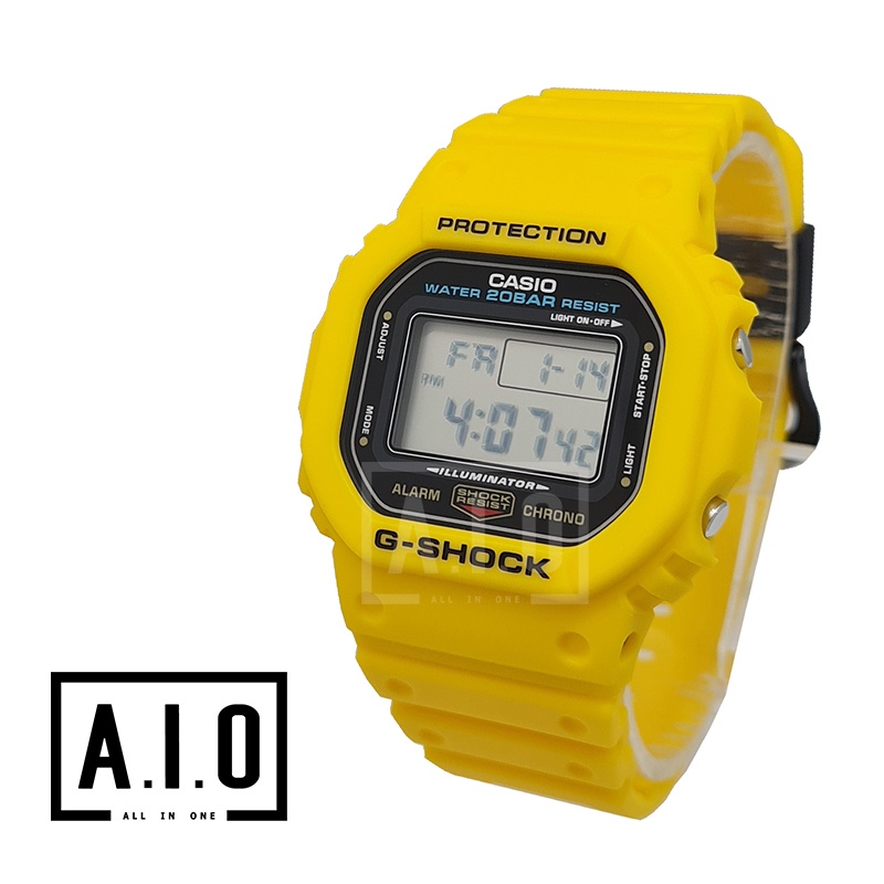 Dw 5600 Yellow Outlet (Neon yellow g shock deals)