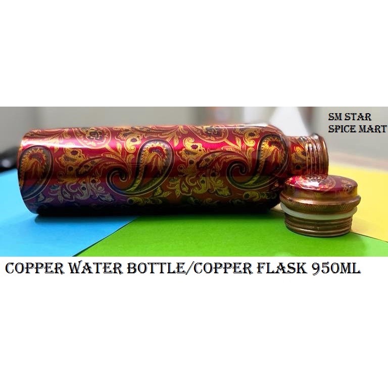 COPPER WATER BOTTLE/COPPER FLASK 950ML Shopee Malaysia