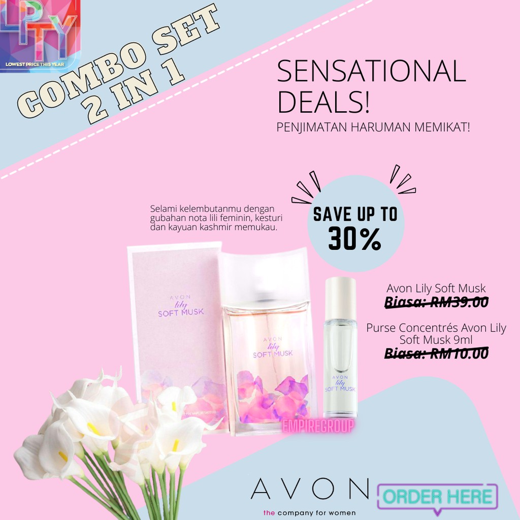avon lily soft musk price