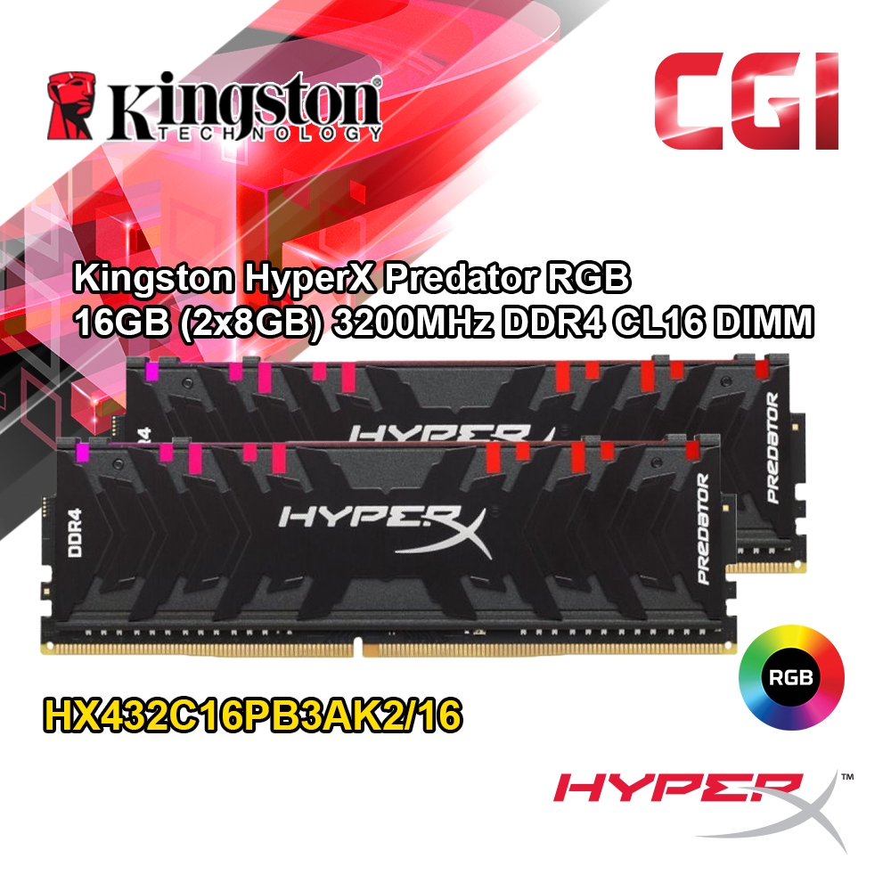 Hyperx predator rgb online 3200mhz