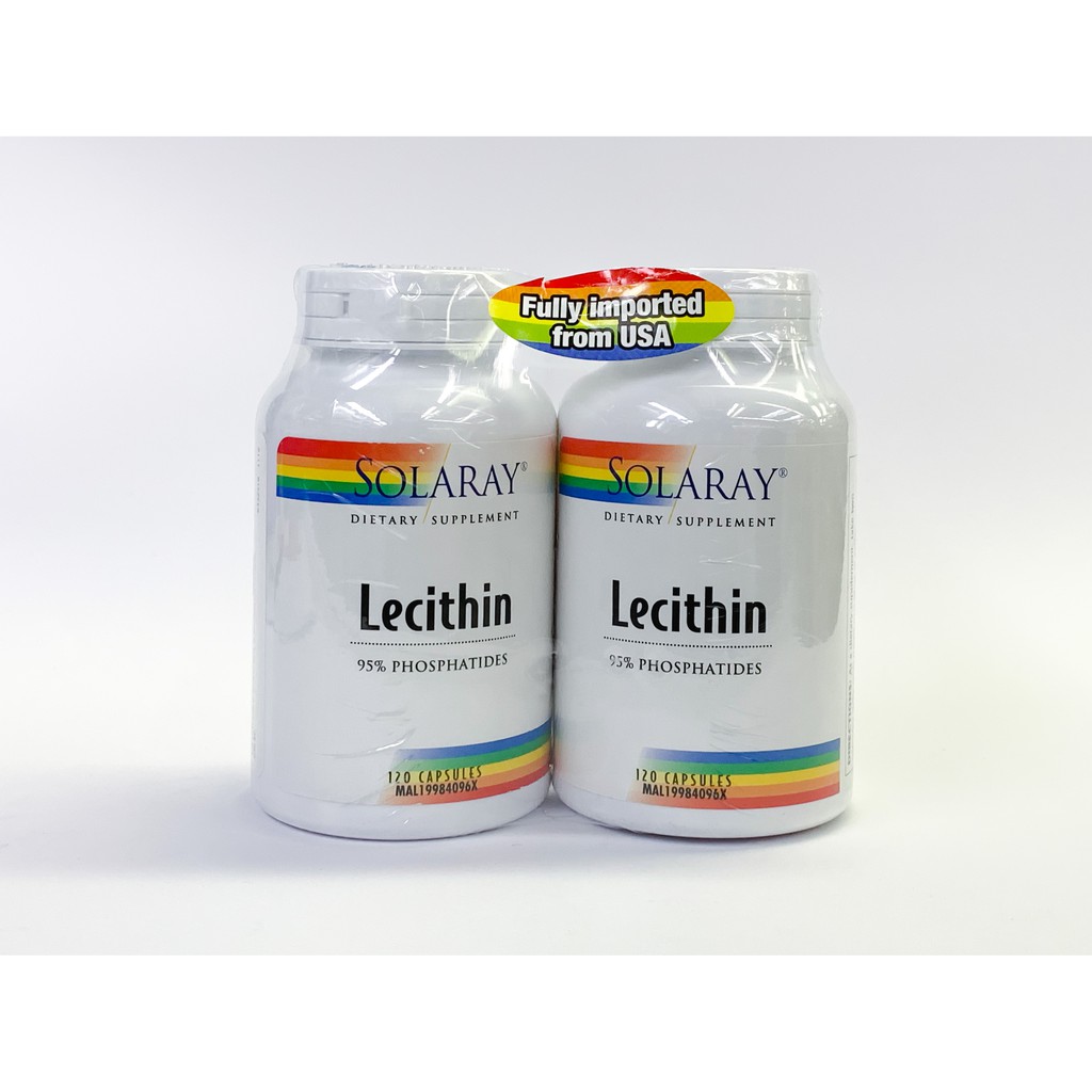 SOLARAY LECITHIN 120'S / 120'S X 2 (EXP10/2026) Shopee Malaysia