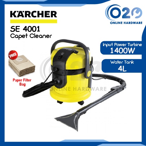 4] Karcher SE 4001 1400W Carpet & Upholstery Cleaner 