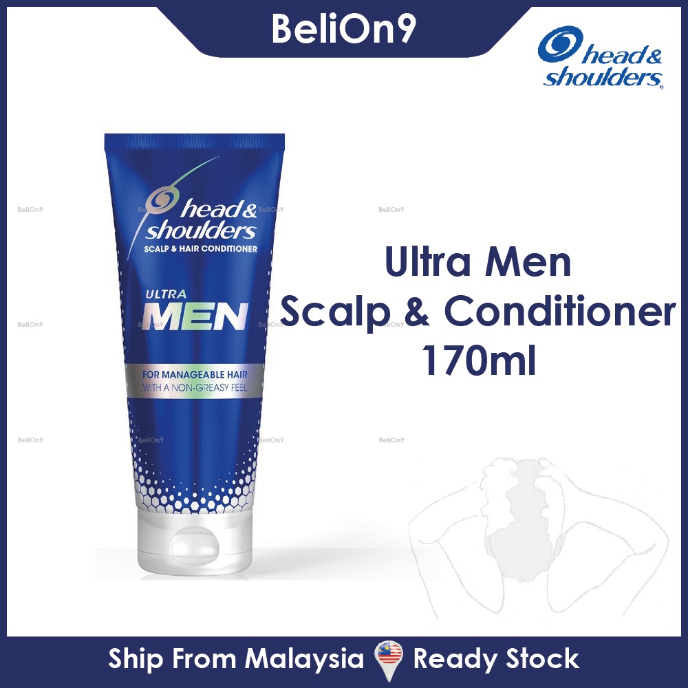 [BeliOn9] Head and Shoulders Ultramen Anti Dandruff Hair Conditioner 170ml (EXP Date 05 Oct 2023