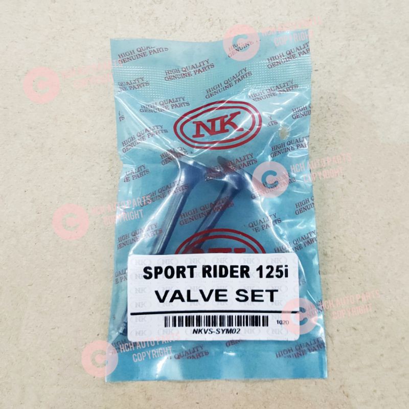 VALVE SET (EX & IN )- SYM - SPORT RIDER 125i (NK) | Shopee Malaysia