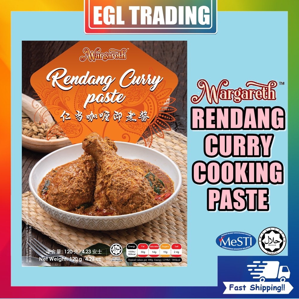 🇲🇾READY STOCK🇲🇾WARGARETH🔥Rendang Curry Paste🔥Pes Masakan Kari Rendang🔥 ...