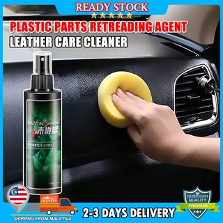 Ready stock】1pcs Car table wax car Refurbishment Interior Car Care  Multipurpose Spray Leather Care Cleaner