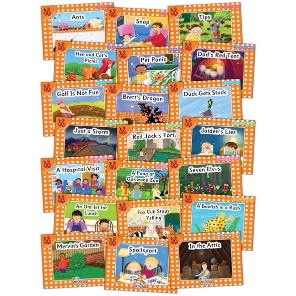 Jolly Phonics Orange Readers | Shopee Malaysia