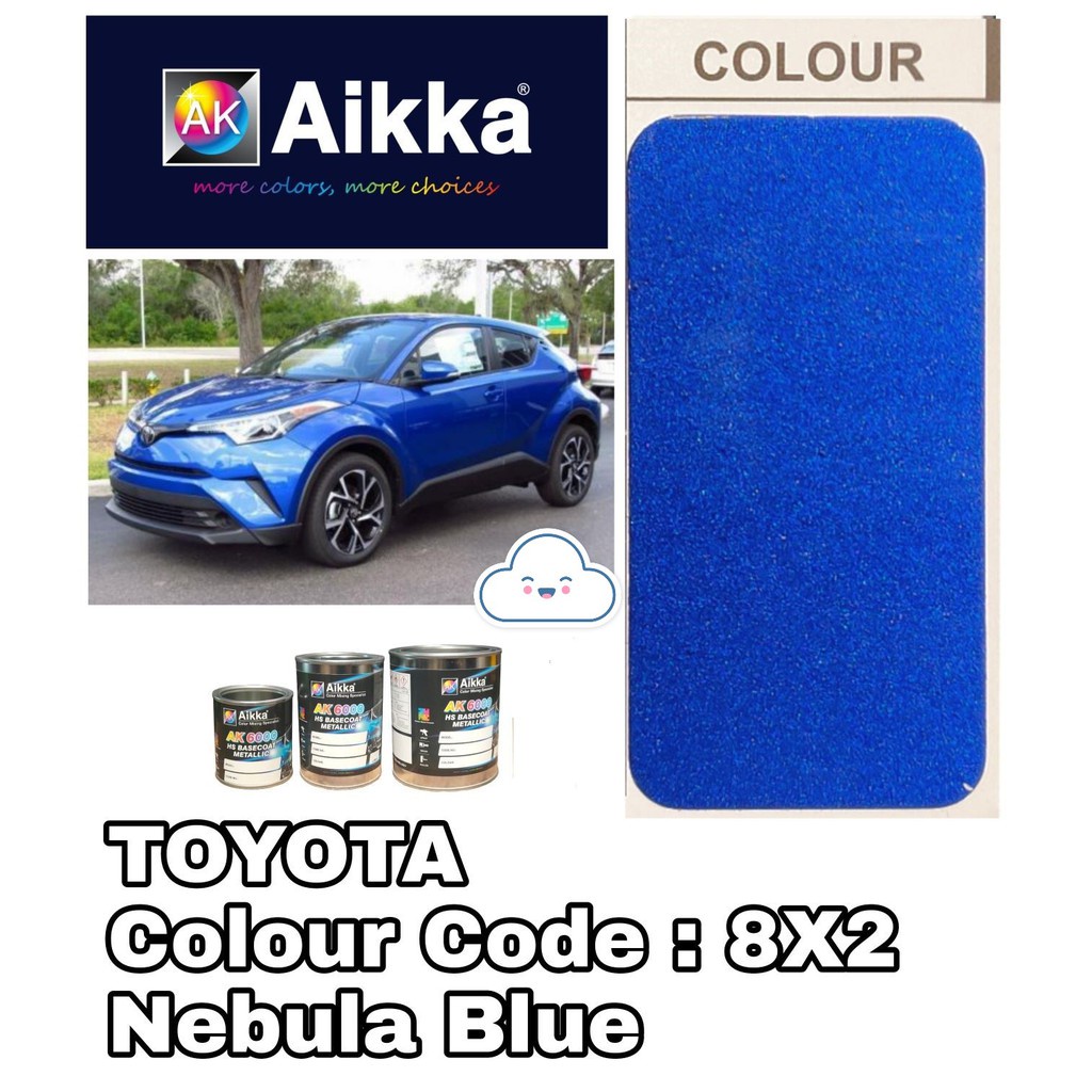  Touch Up Paint for Toyota - Blue Eclipse 8X2