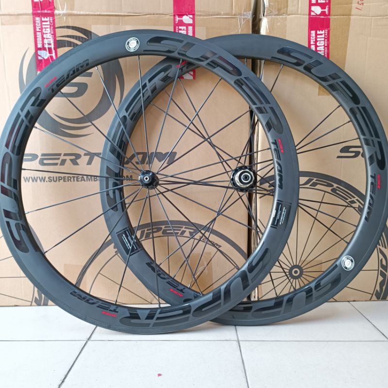 SUPERTEAM RIDEZ 50MM RIM BRAKE CARBON HUB R36 UD | Shopee Malaysia