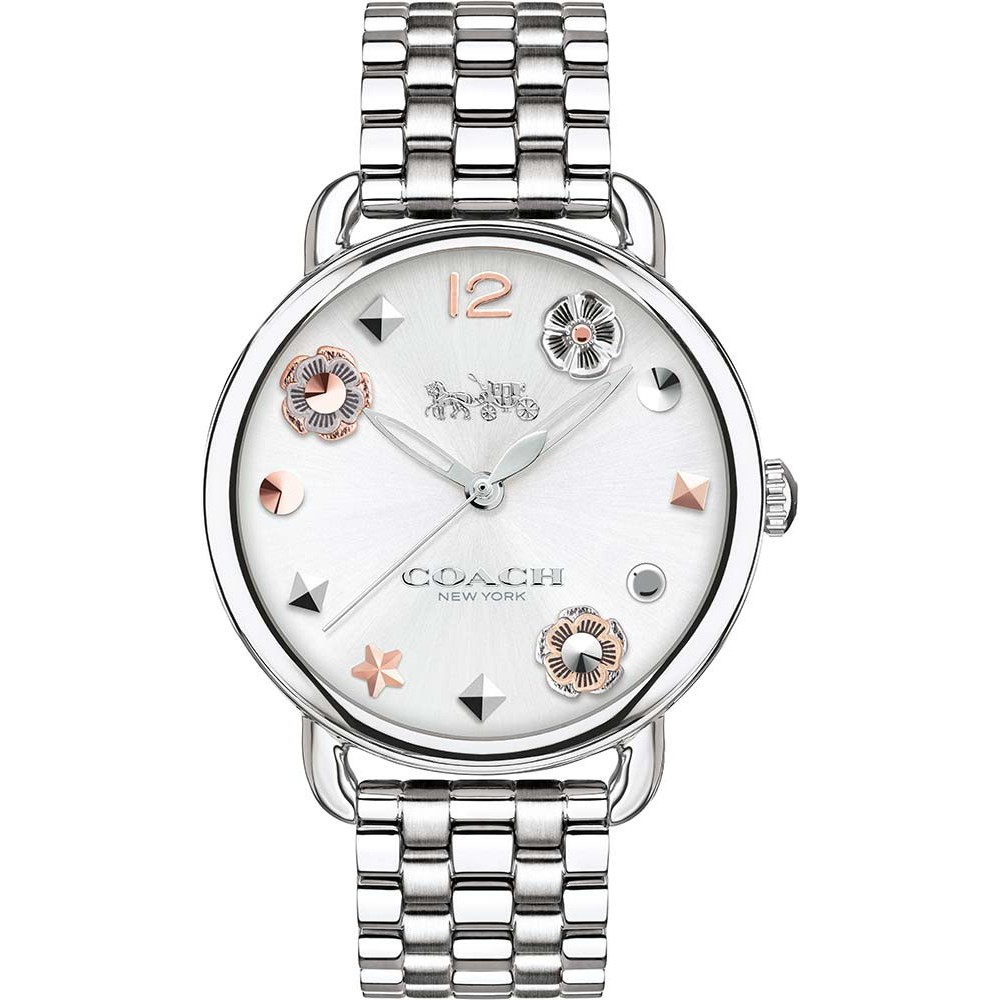 Authentic Original Coach Women s Delancey Silver Dial Stainless Steel Watch 14502810 Shopee Malaysia