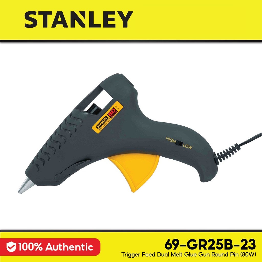 Stanley 69GR25B23 (69GR25B) Trigger Feed Dual Melt Glue Gun Round