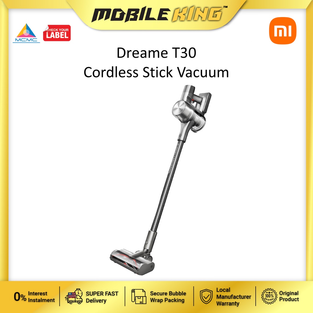 Dreame T30 Cordless Stick Vacuum Shopee Malaysia