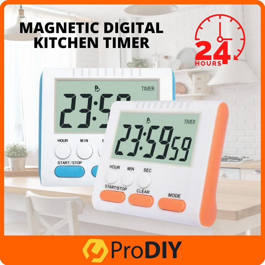 Kitchen Digital Kitchen Timer 24 Hours Count Up Down Alarm