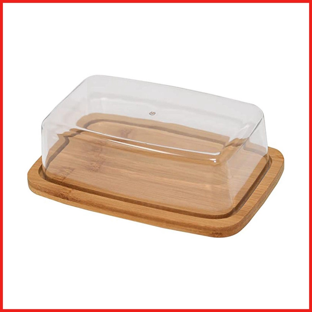 Butter Dish with Lid for Countertop Covered Butter Holder Container