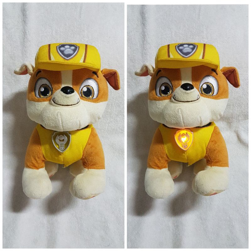 Talking rubble hot sale paw patrol