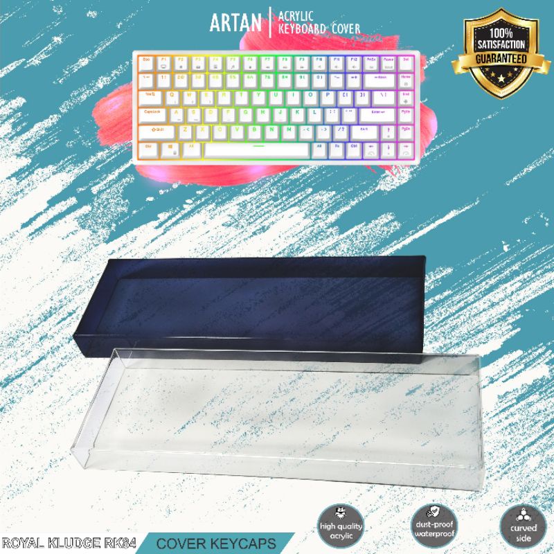 Royal Kludge RK84 ACRYLIC KEYCAPS Protective COVER MECHANICAL KEYBOARD ...