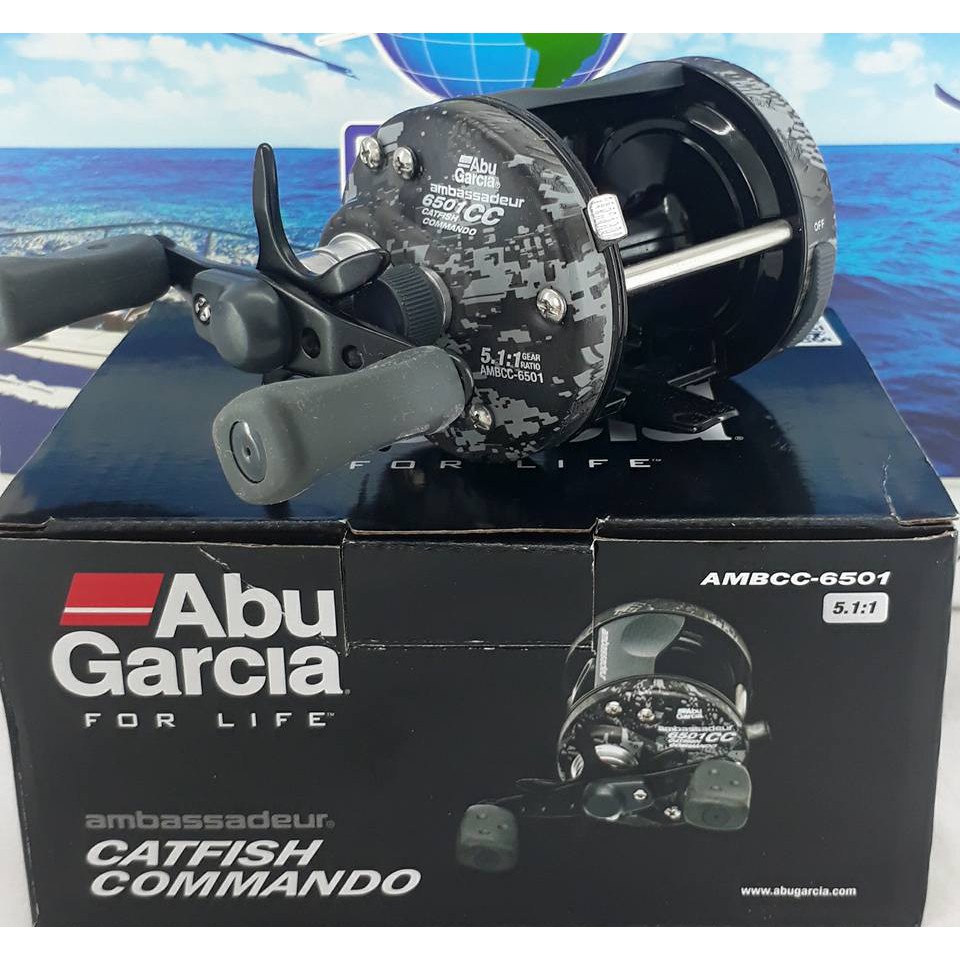 ABU GARCIA CATFISH COMMANDO AMB CC6501 ROUND REEL | Shopee Malaysia