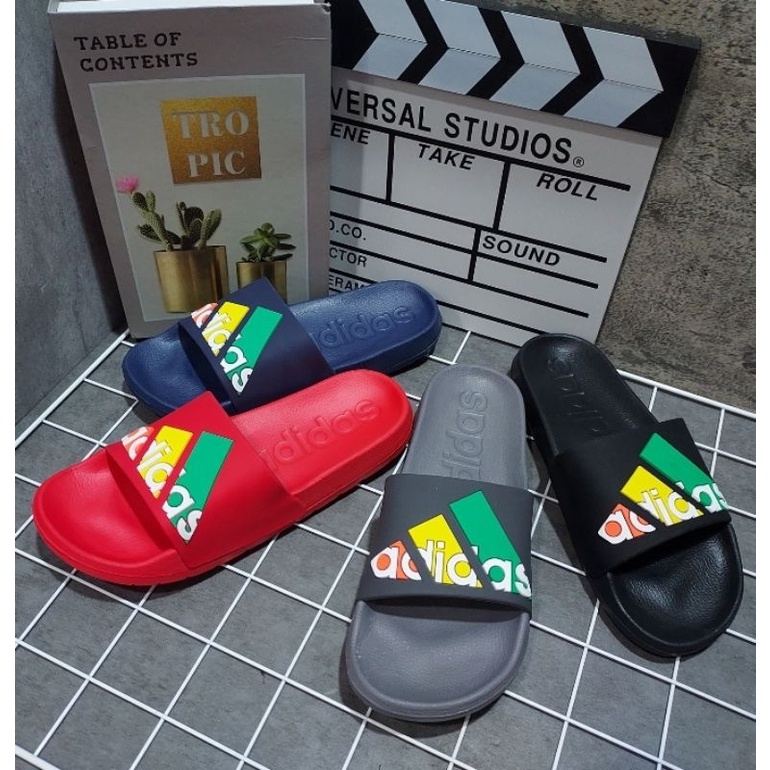 Colourful discount mens slippers