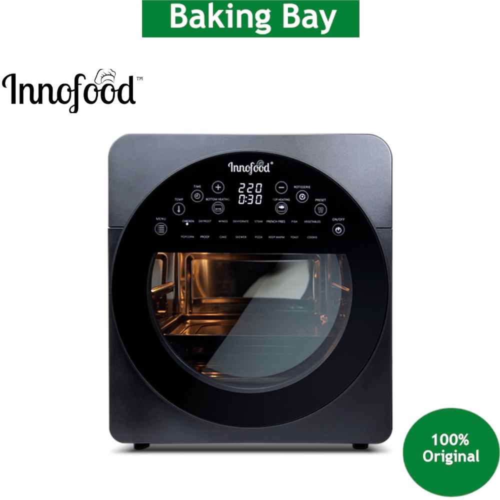 Innofood KTCF14D 14.0L CAPACITY Air Fryer Oven 16in1 With Fermenting and Dehydrating Function