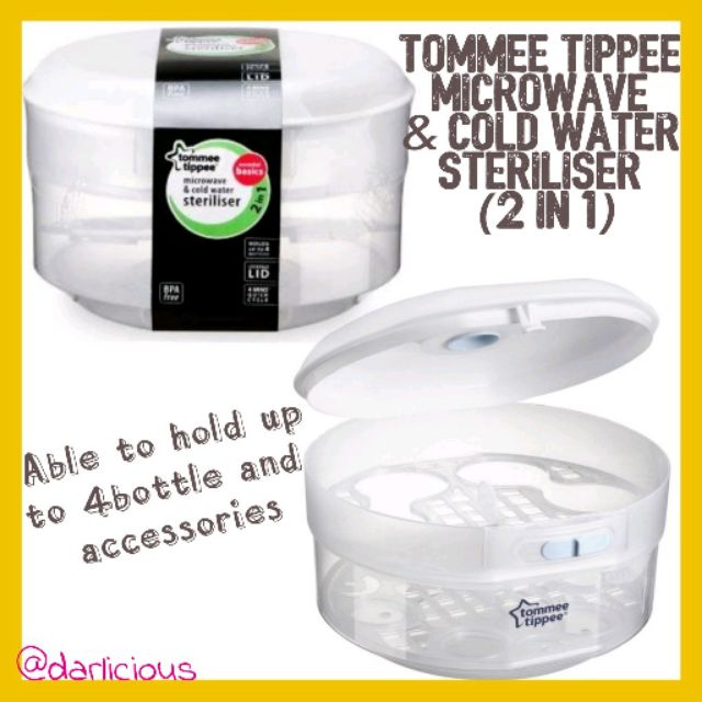 Tommee tippee cold water best sale sterilising solution