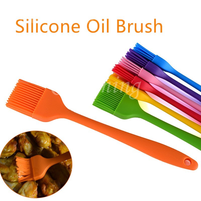 Baking Colorful Silicone Pastry Brush Baking Bakeware Cook Bbq Basting 